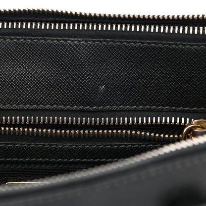 Prada Saffiano Small Galleria Double Zip Tote Black 14 of 16