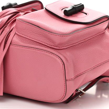 Gucci Cellarius Calfskin Medium Bamboo Backpack Glossy Pink 10 of 11