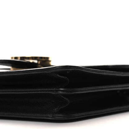 Gucci Dollar Calfskin Small Interlocking G Shoulder Bag Black 11 of 11