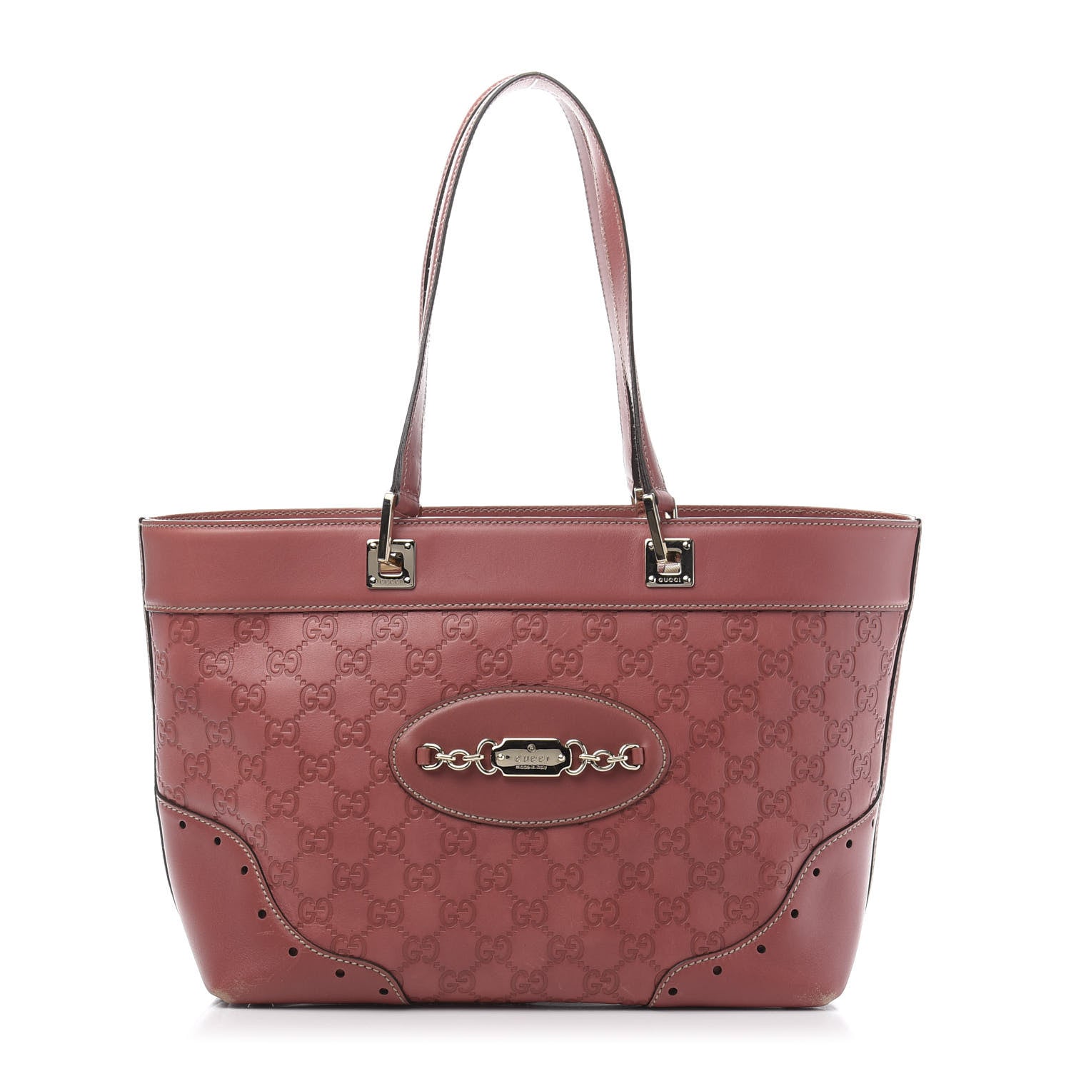 Gucci Guccissima Large Punch Tote Pink 1 of 12