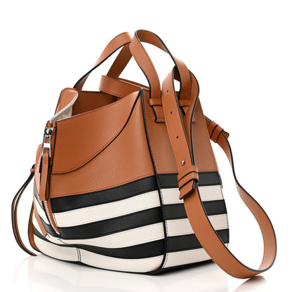 Loewe Calfskin Marine Stripe Small Hammock Shoulder Bag Tan 3 of 15