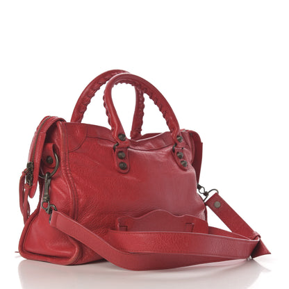 Balenciaga Agneau Classic Hardware S City Rouge Cardinal 3 of 9