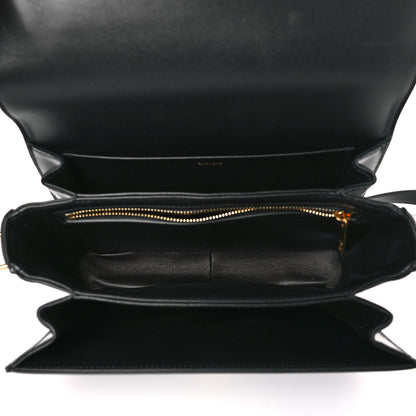 Celine Shiny Calfskin Medium Triomphe Black 5 of 9