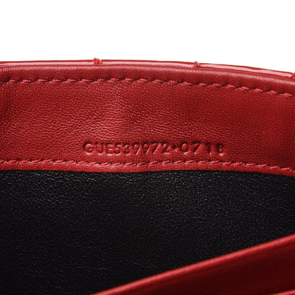 Saint Laurent Patent Calfskin Matelasse Monogram Large Vicky Continental Wallet Rouge Eros 7 of 7