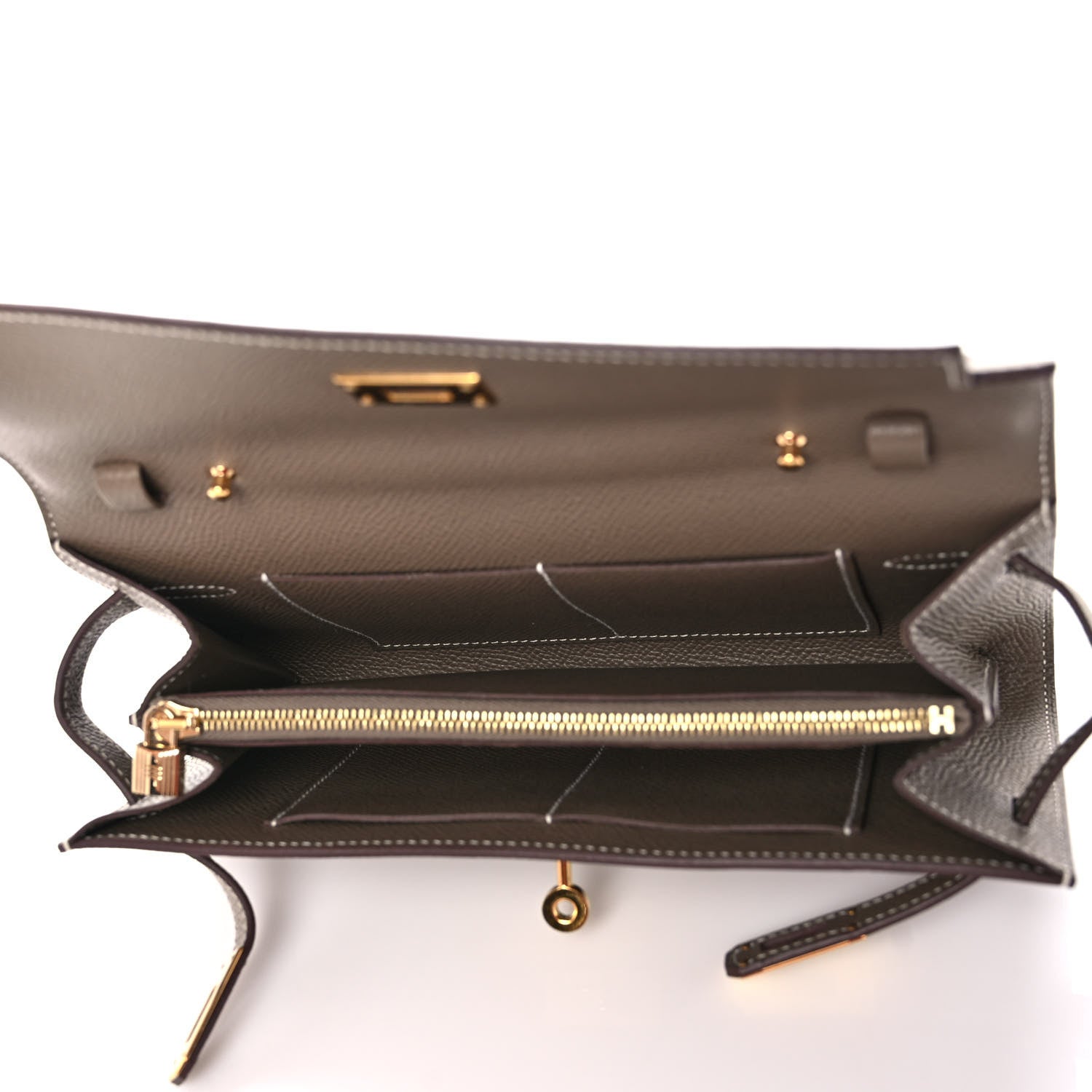 Hermes Epsom Kelly Wallet To Go Etoupe 5 of 10