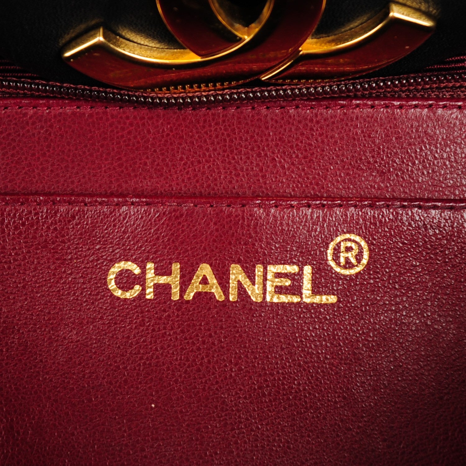 Chanel Lambskin Quilted XL Jumbo Single Flap Black 6 of 8