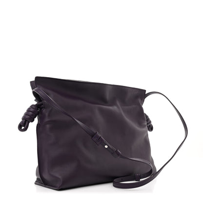 Loewe Nappa Flamenco Knot Clutch With Chain Purple 3 of 11