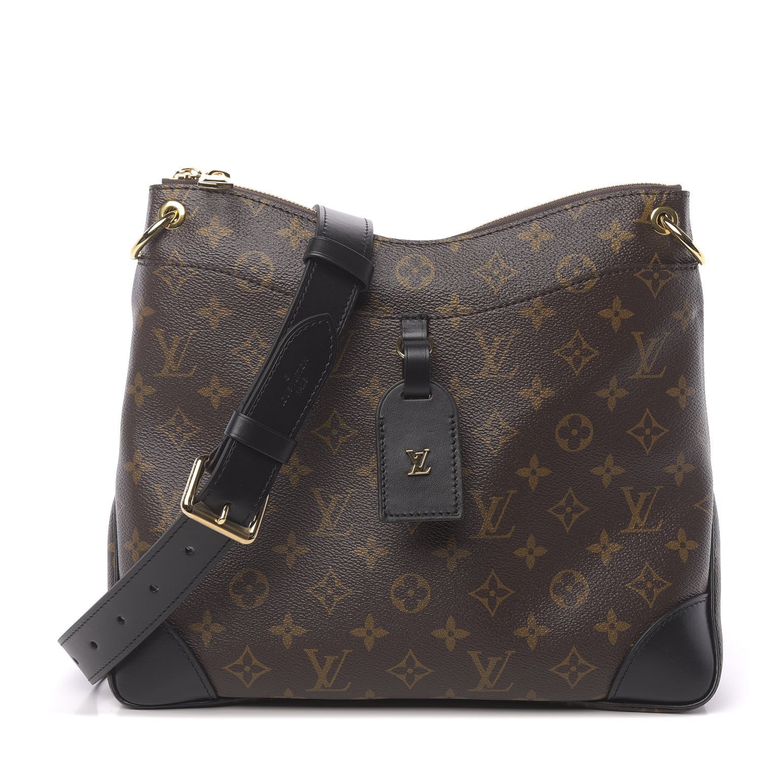 Louis Vuitton Monogram Odeon MM Black 1 of 9