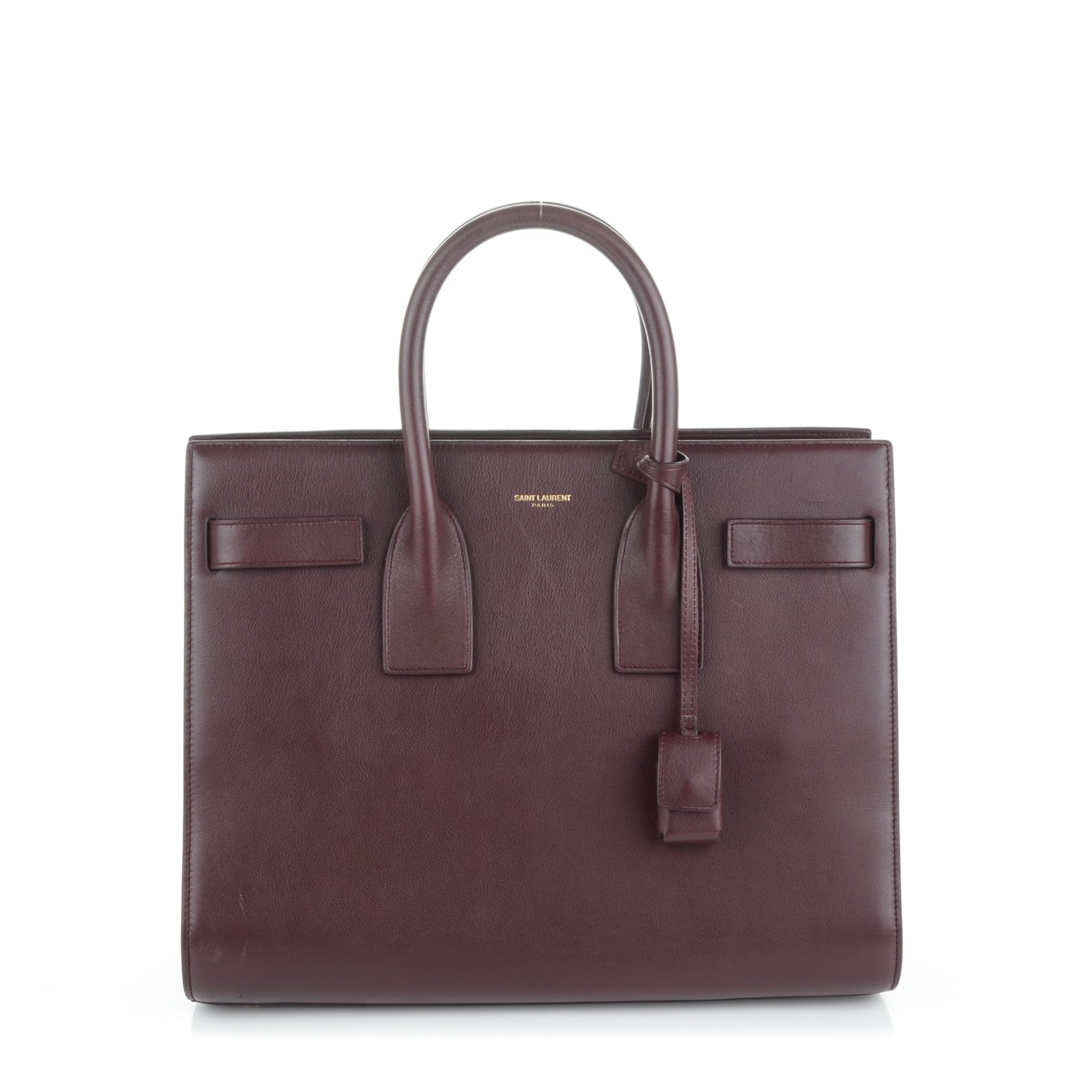 Saint Laurent Calfskin Small Sac De Jour Amarena 1 of 7