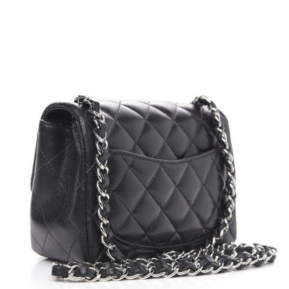 Chanel Lambskin Quilted Mini Square Flap Black 3 of 15