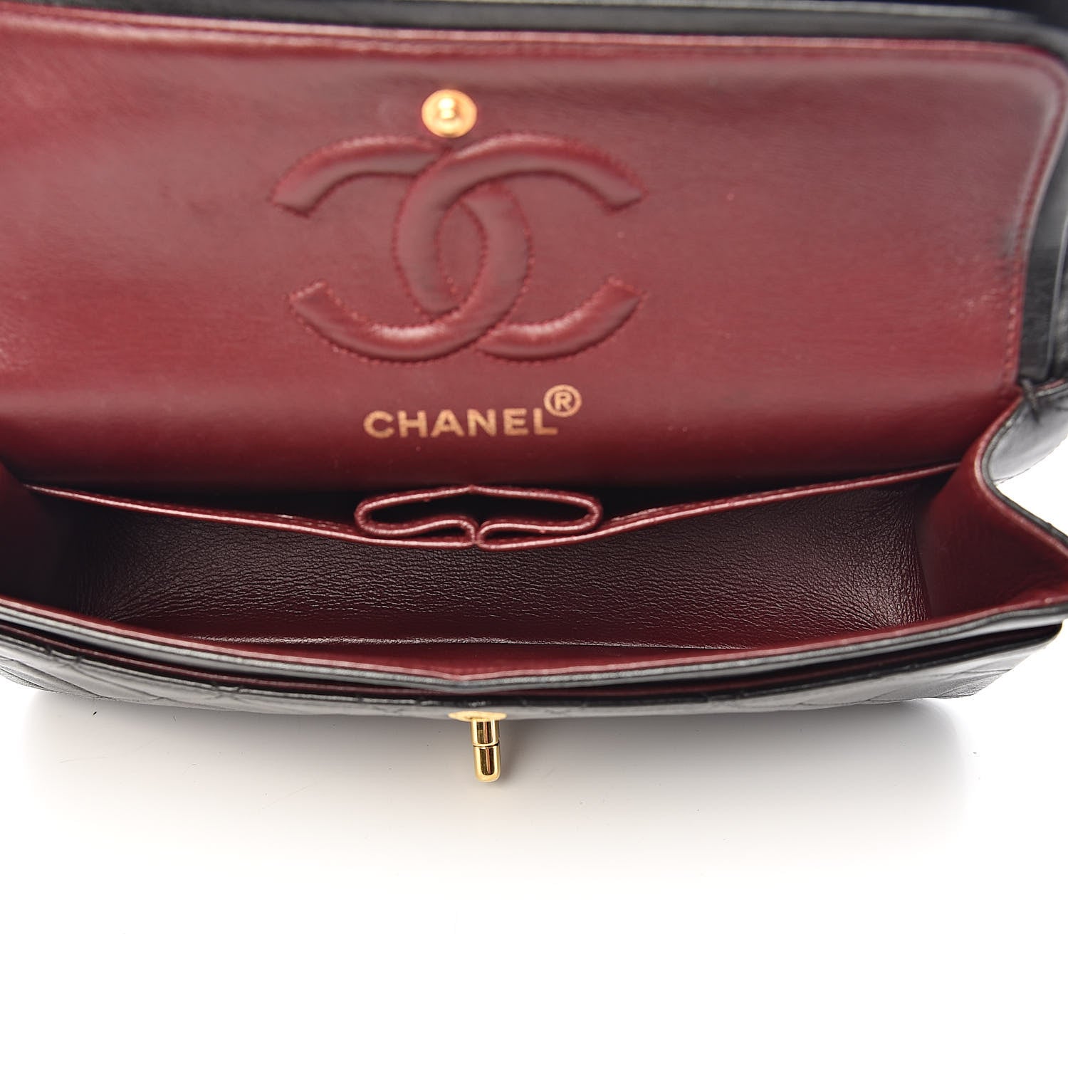 Chanel Lambskin Quilted Small Double Flap Black 5 of 15