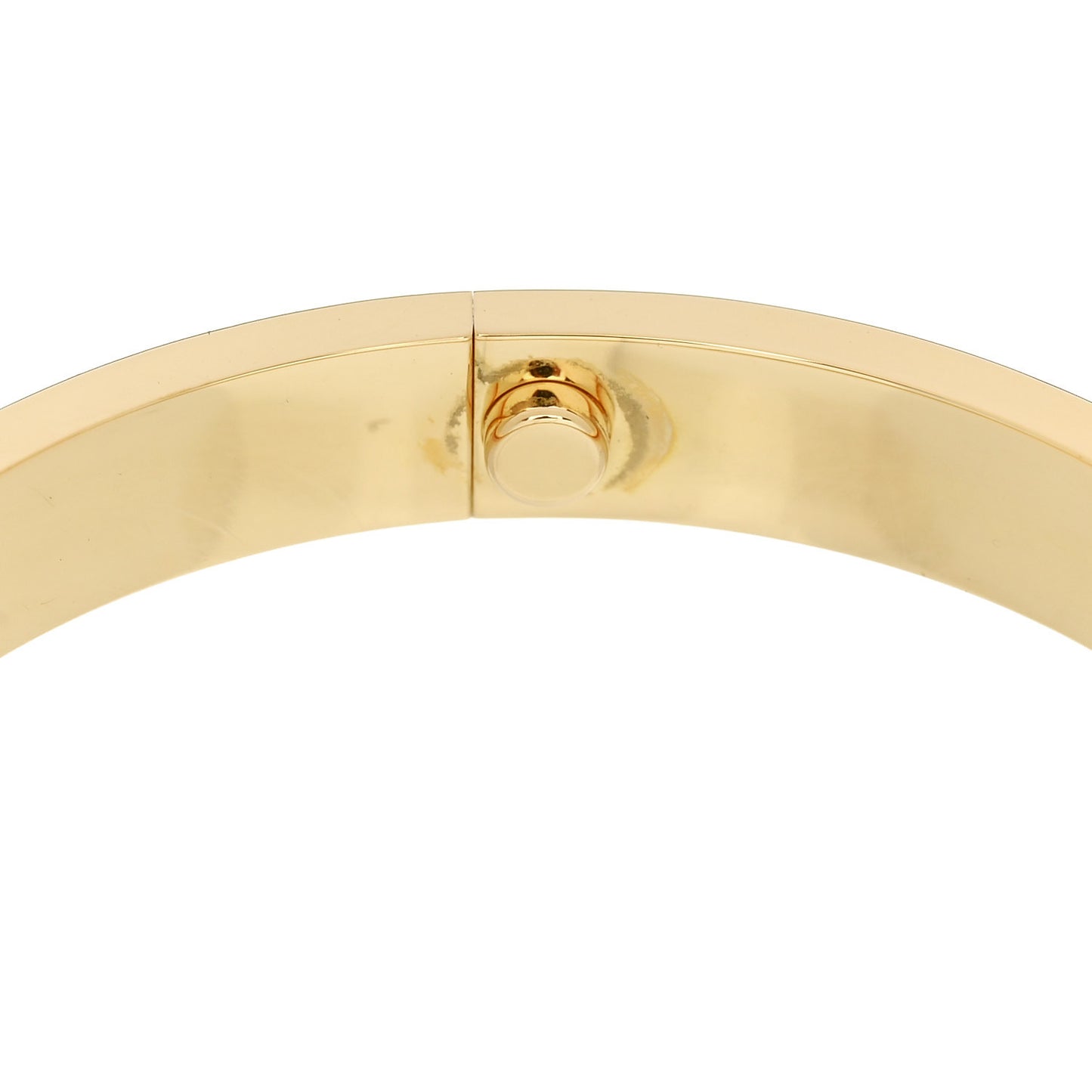 18K Yellow Gold LOVE Single Screw Bracelet 16