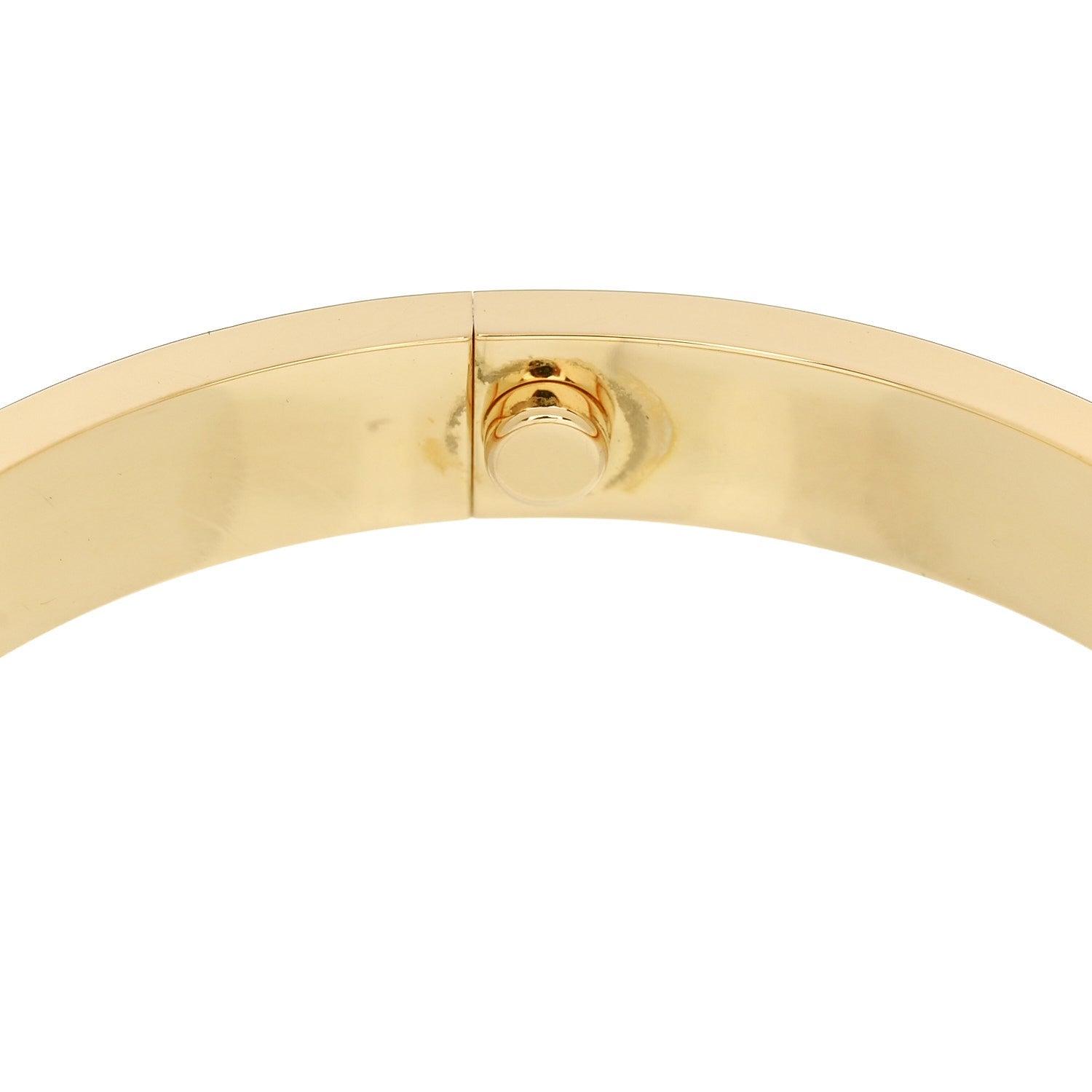 Cartier 18K Yellow Gold LOVE Single Screw Bracelet 16 7 of 9