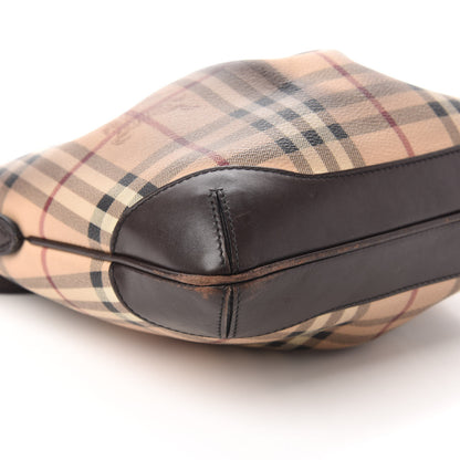 Burberry Haymarket Check Hartham Shoulder Bag Chocolate 6 of 12