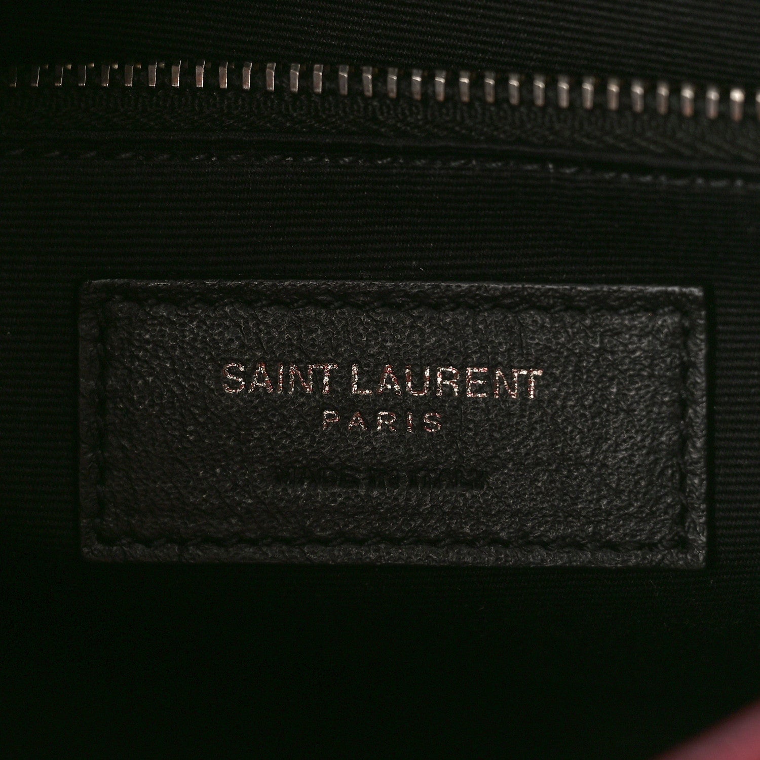 Saint Laurent Crinkled Calfskin Matelasse Monogram Niki Chain Wallet Dark Legion Red 6 of 9