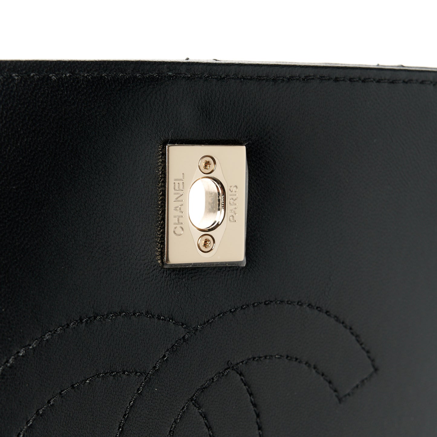 Lambskin Quilted Small Trendy CC Dual Handle Flap Bag Black