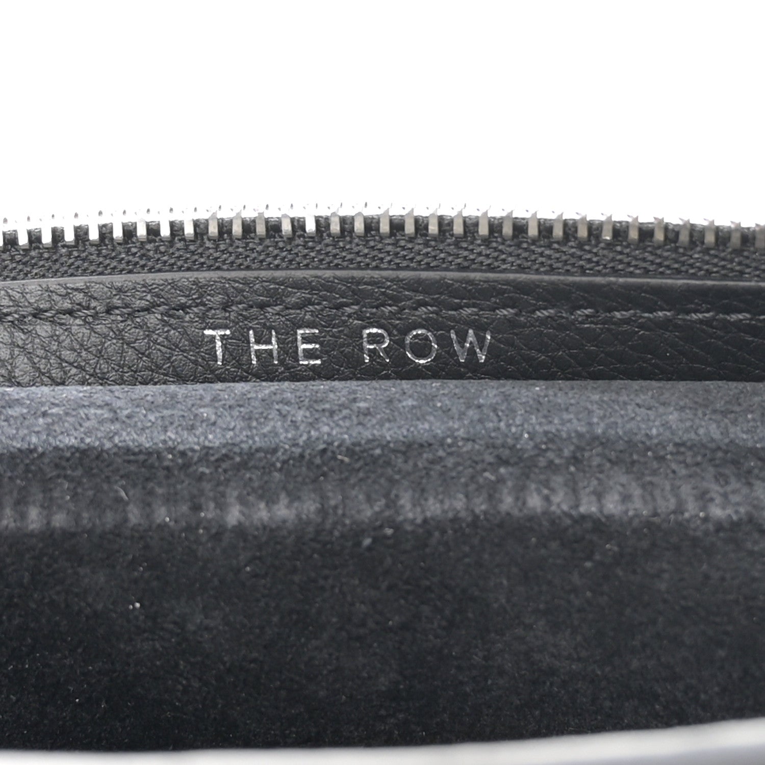 The Row Grained Calfskin Small Slouchy Banana Bag Black 6 of 10