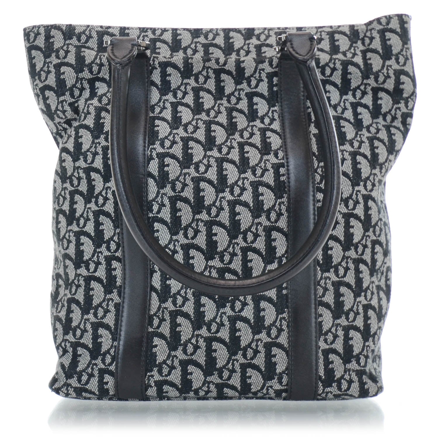Christian Dior Canvas Diorissimo Tote Black 3 of 10