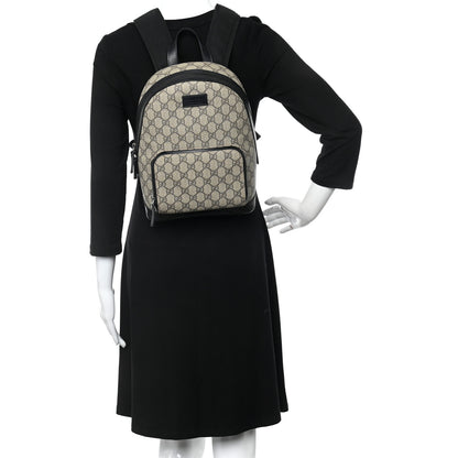 Gucci GG Supreme Monogram Small Eden Day Backpack Black 2 of 11