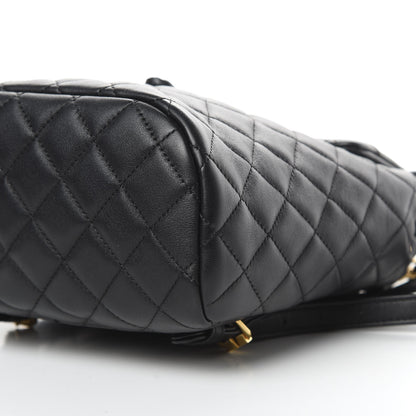 Chanel Calfskin Quilted Mini Urban Spirit Backpack Black 9 of 12