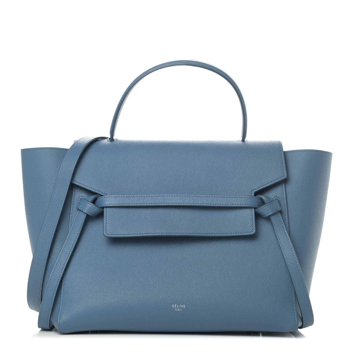 Celine Grained Calfskin Mini Belt Bag Slate Blue 1 of 5