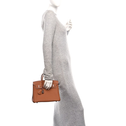 Hermes Togo Birkin 25 Gold 2 of 11