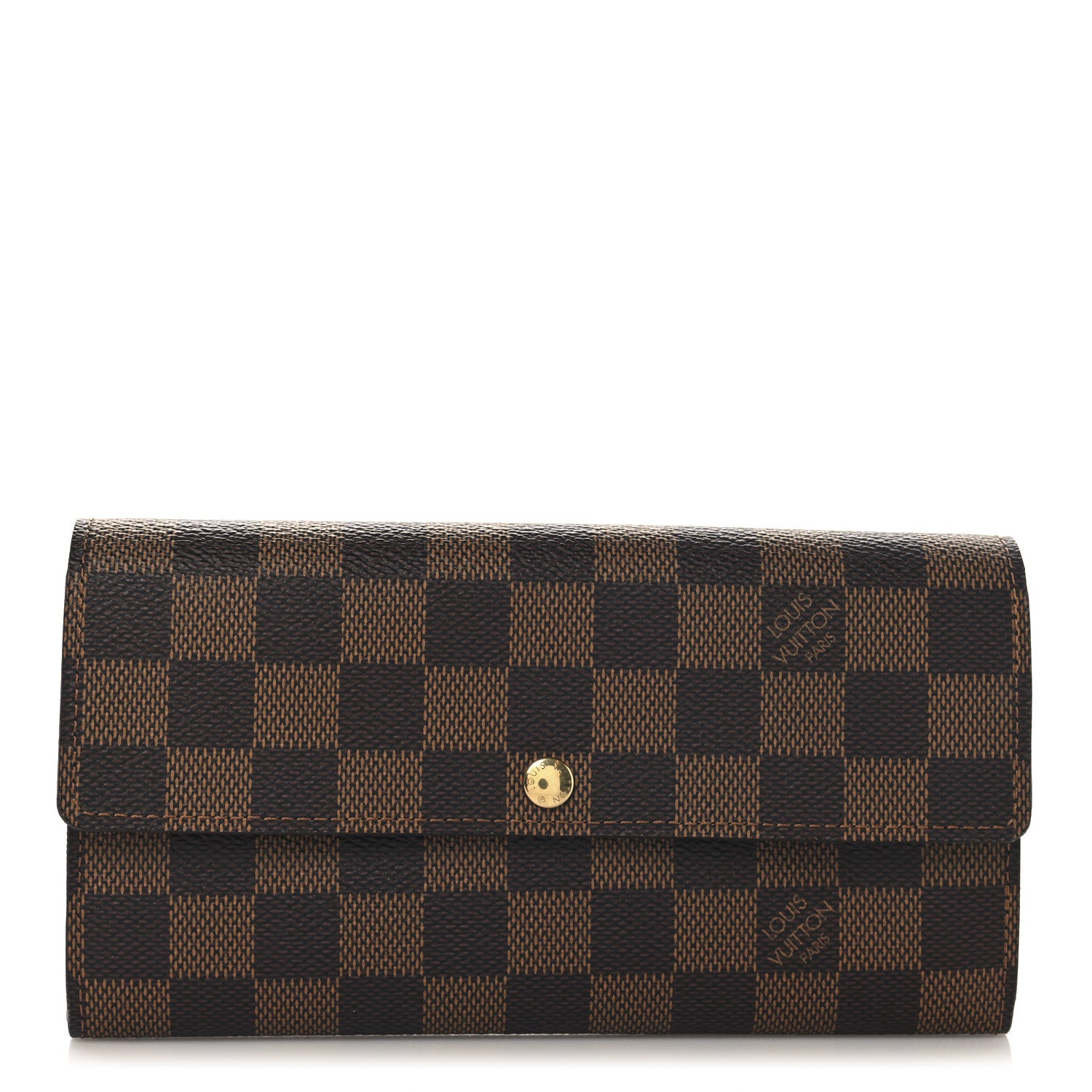 Louis Vuitton Damier Ebene Sarah Wallet 1 of 7