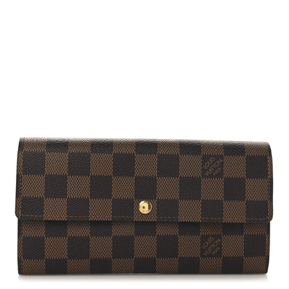 Louis Vuitton Damier Ebene Sarah Wallet 1 of 7