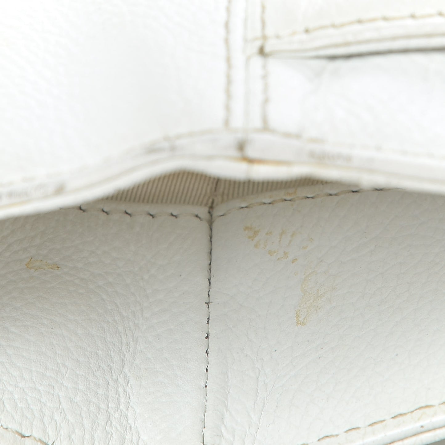 Calfskin Cerf Executive Shopper Tote White