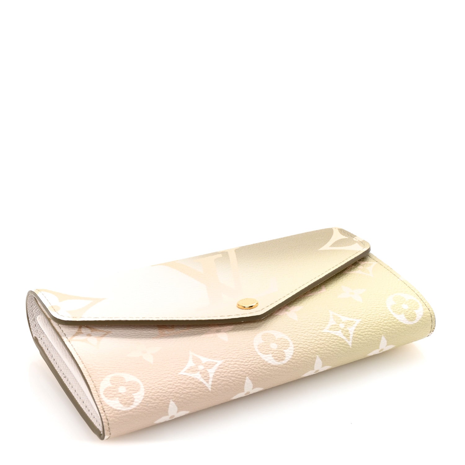 Louis Vuitton Monogram Giant Spring In The City Sarah Wallet NM Sunset Kaki 4 of 7