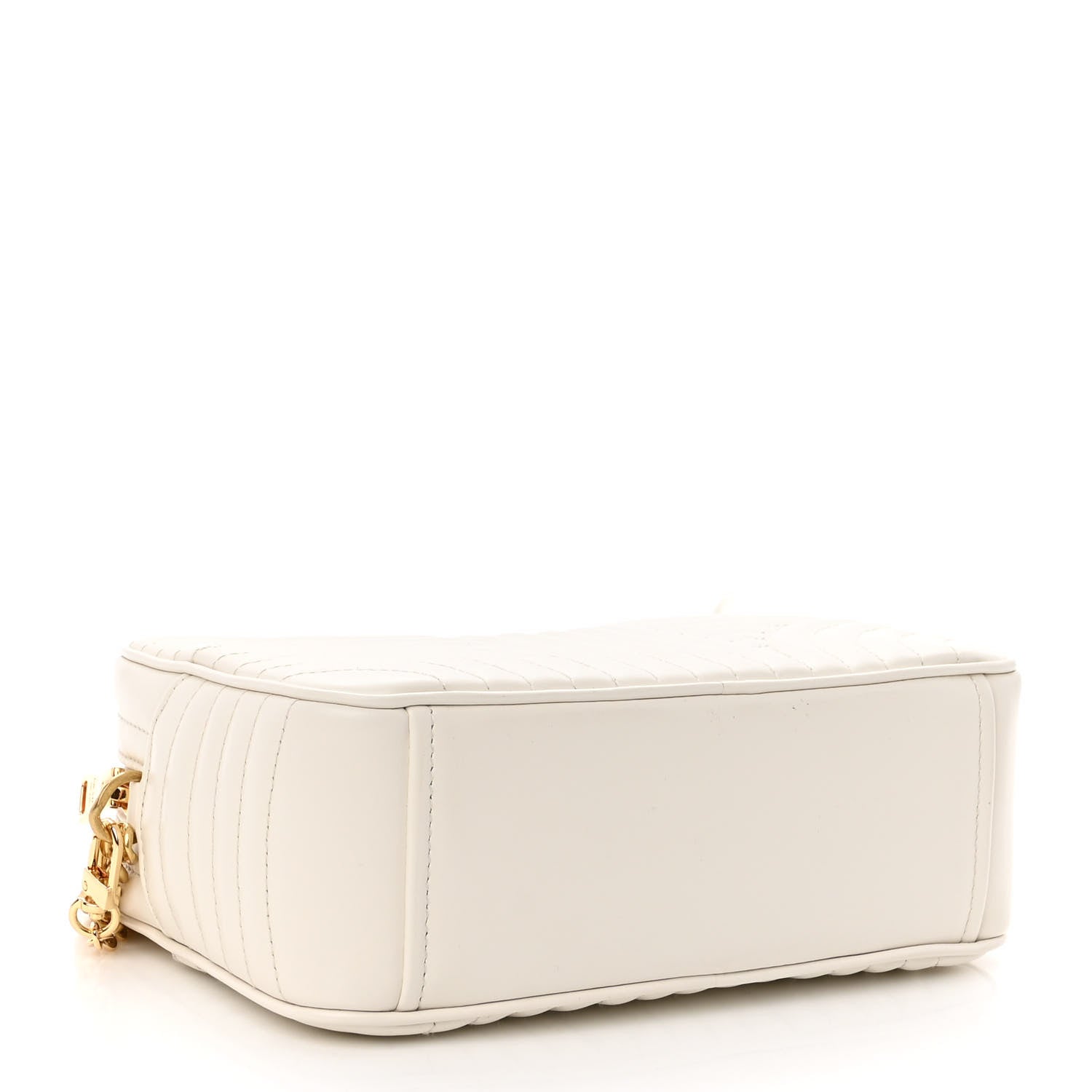Prada Soft Calfskin Diagramme Crossbody Bag White 4 of 9