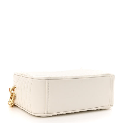 Prada Soft Calfskin Diagramme Crossbody Bag White 4 of 9