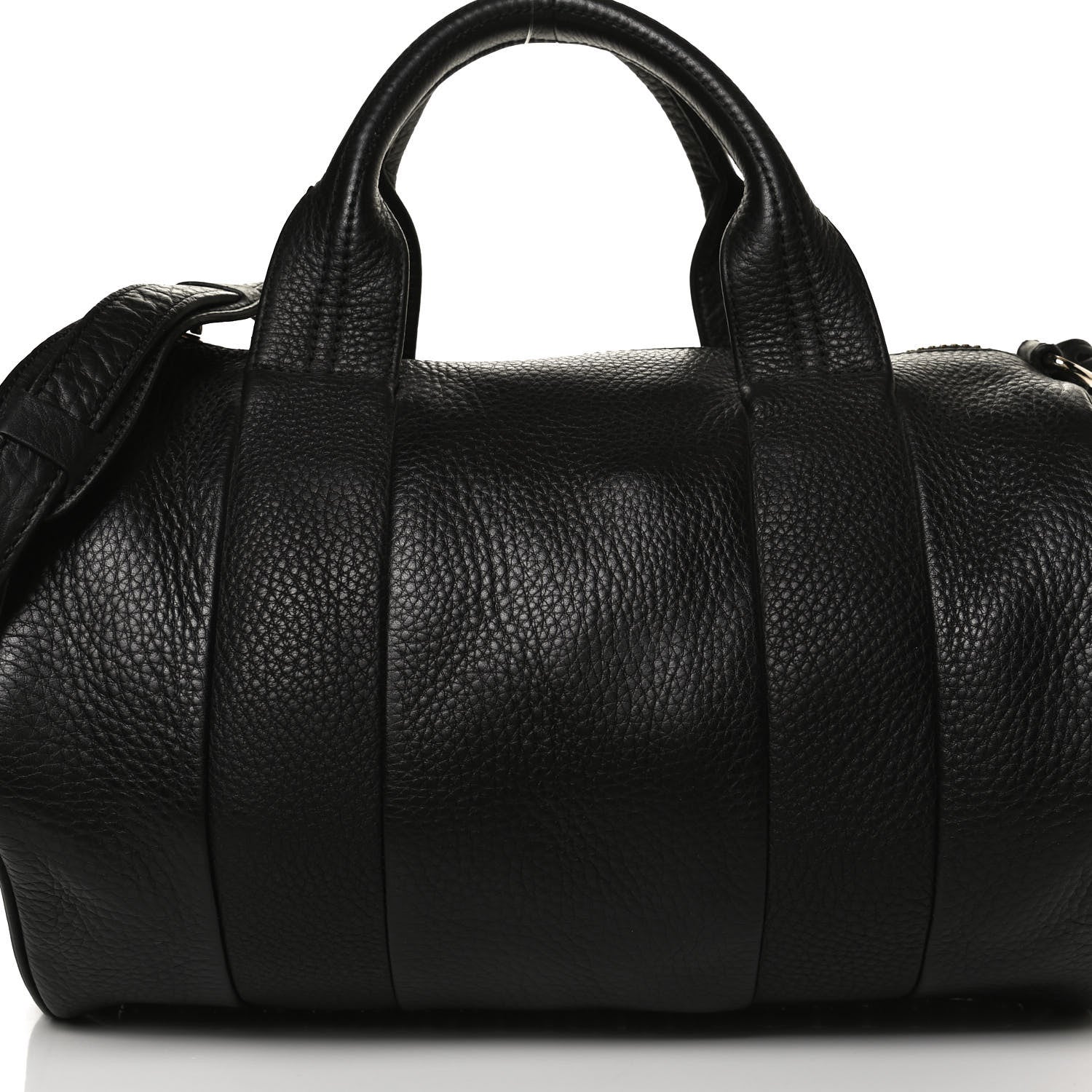 Alexander Wang Pebbled Lambskin Rocco Black Pale Gold Hardware 6 of 8