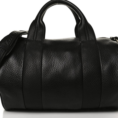 Alexander Wang Pebbled Lambskin Rocco Black Pale Gold Hardware 6 of 8
