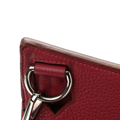 Hermes Taurillon Clemence Jypsiere 34 Rubis 15 of 15