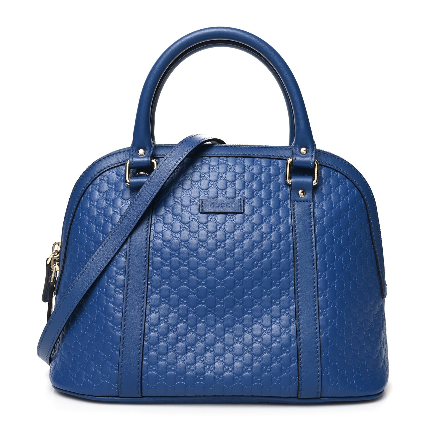 Soft Microguccissima Medium Dome Bag Caspian