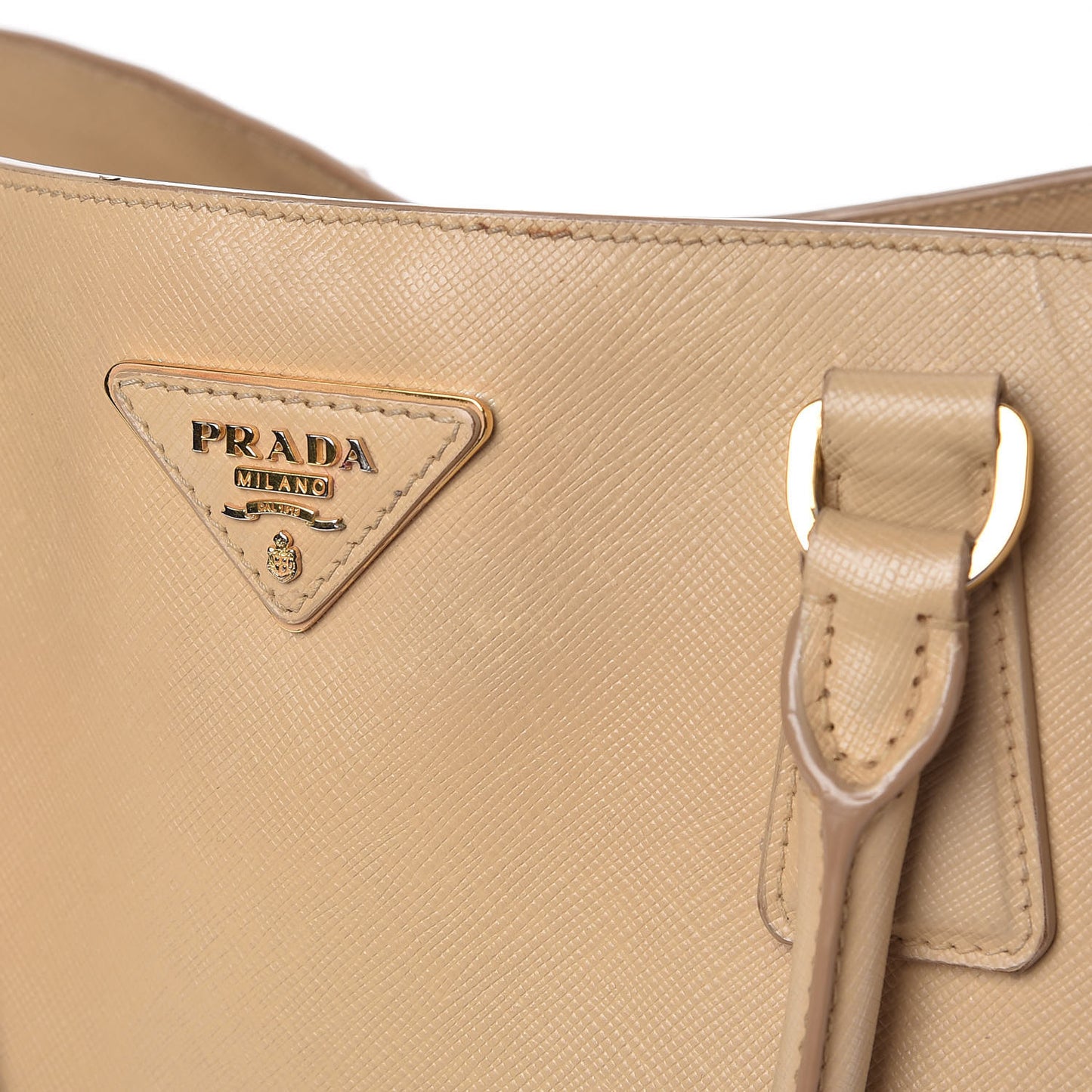 Saffiano Lux Large Tote Sabbia