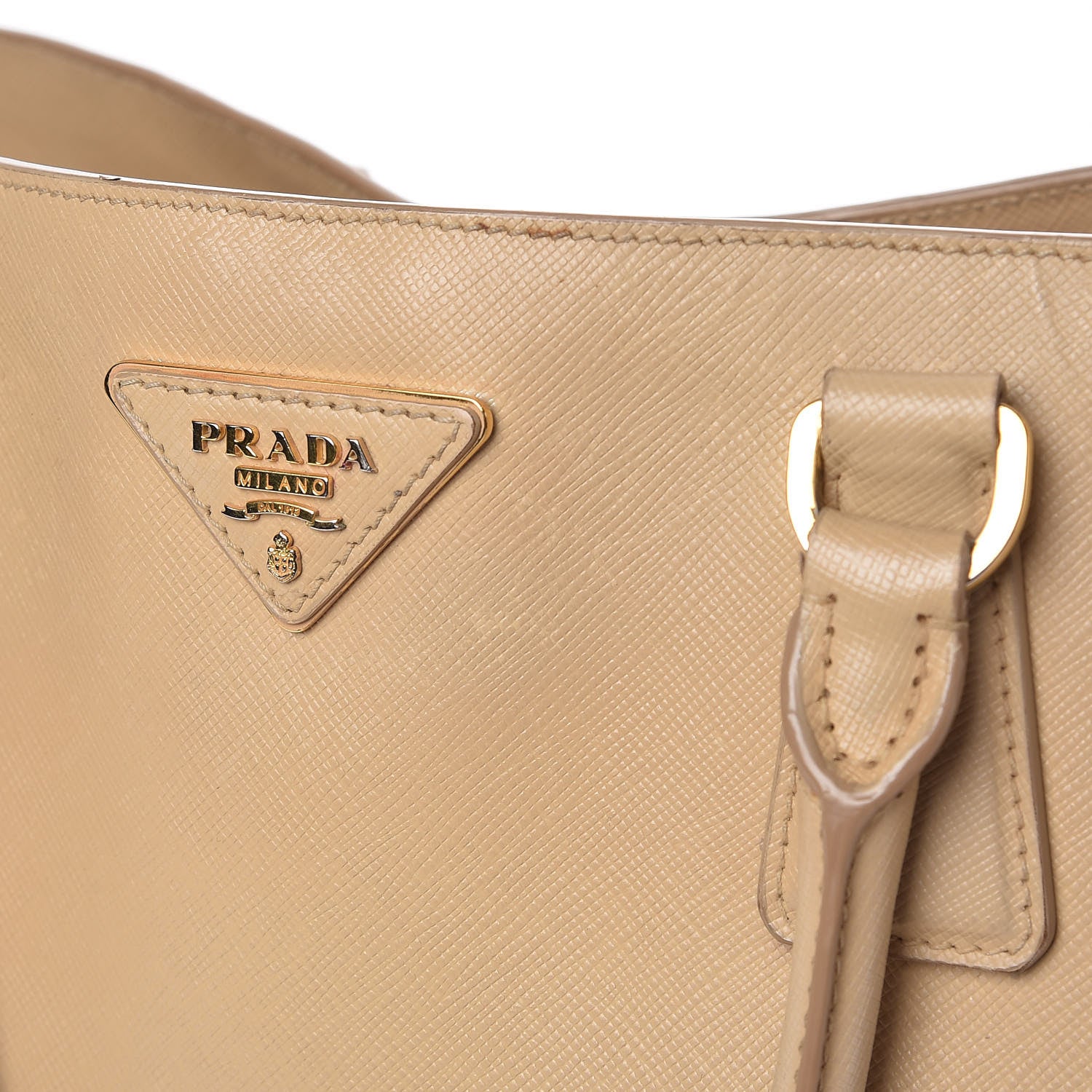 Prada Saffiano Lux Large Tote Sabbia 14 of 17