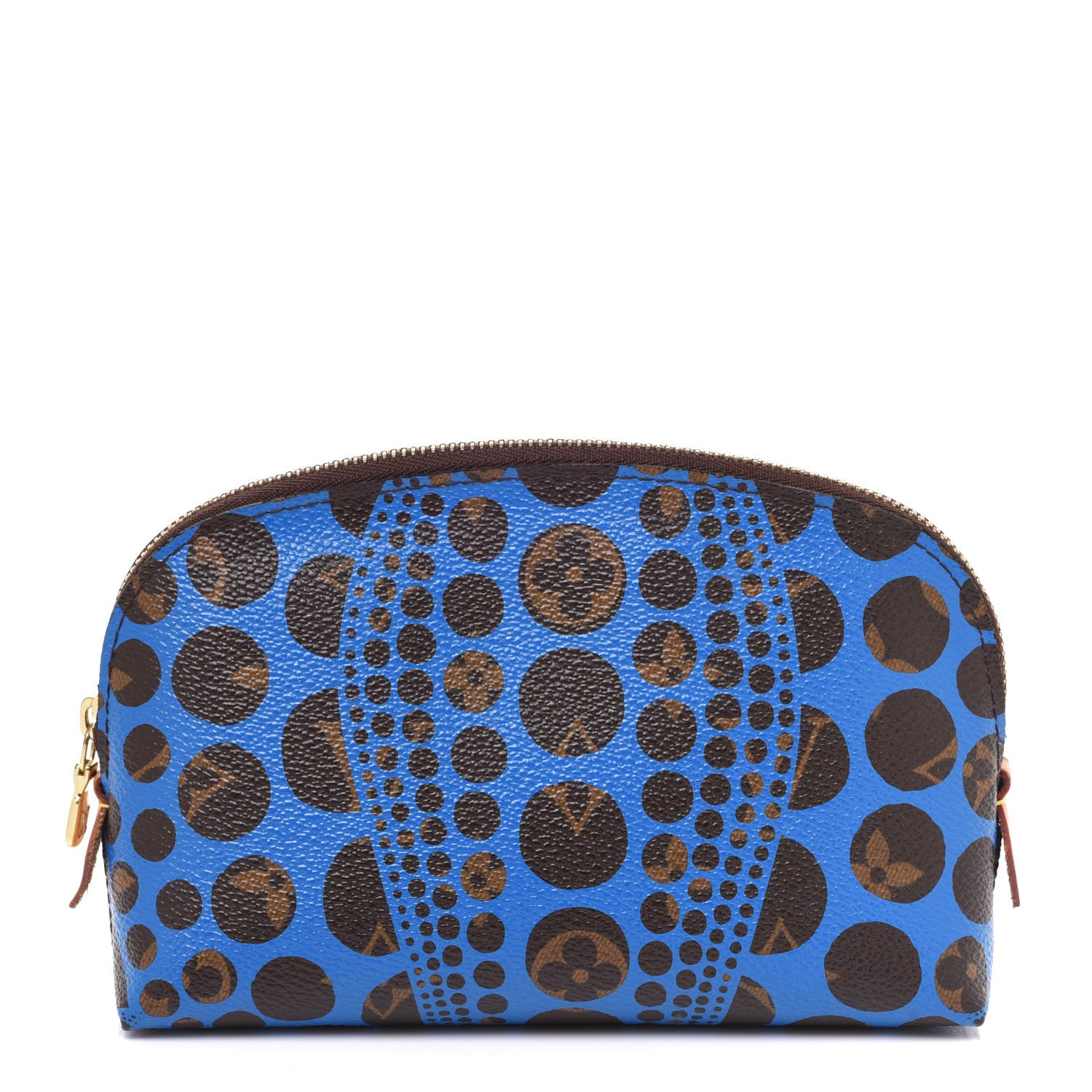 Louis Vuitton Monogram Kusama Pumpkin Dots Cosmetic Pouch Blue 1 of 7