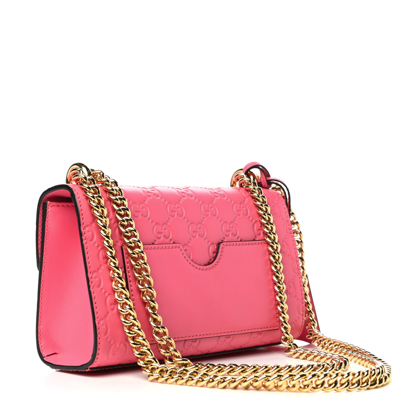 Guccissima Small Padlock Shoulder Bag Flush