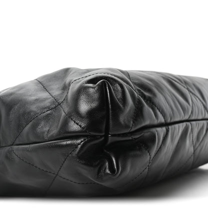 Chanel Calfskin Quilted Small Chanel 22 Black 10 of 11