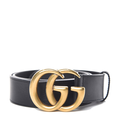 Gucci Calfskin Double G 40mm Belt 85 34 Black 1 of 6