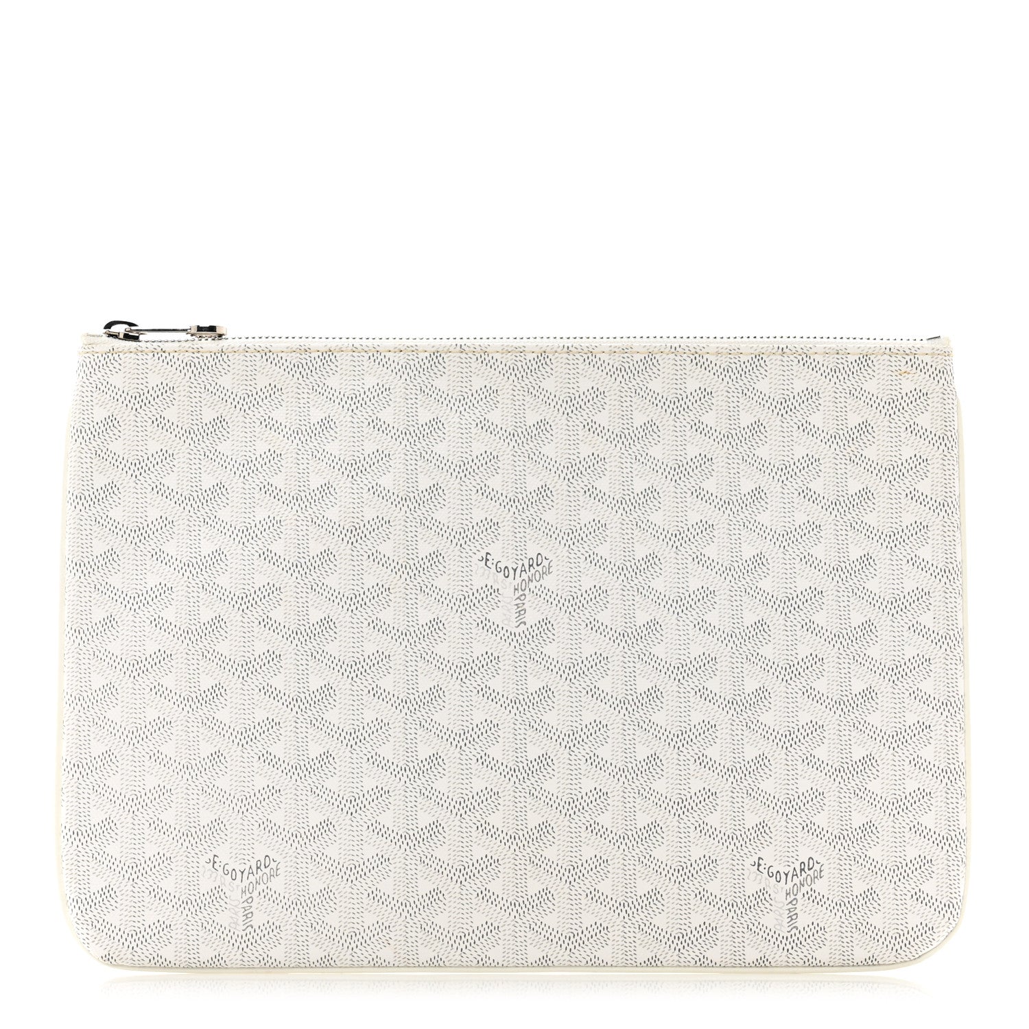 Goyard Goyardine Senat Pochette MM White 1 of 6
