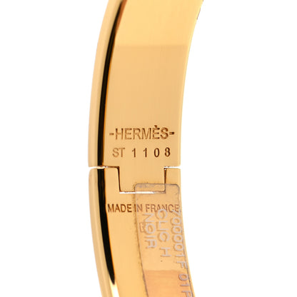Hermes Enamel Narrow Clic Clac H Bracelet PM Black 5 of 6