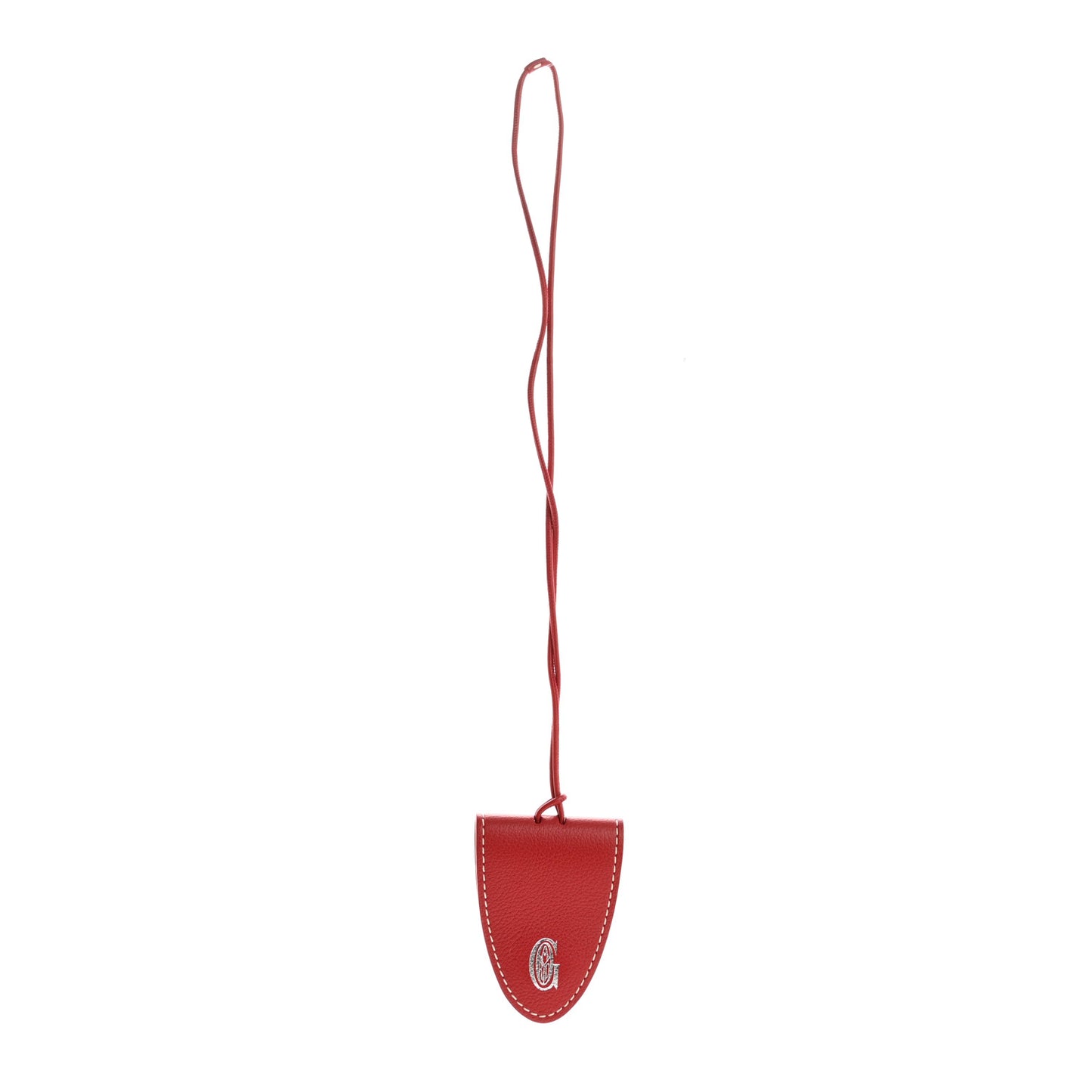 Calfskin Bag Clip Red