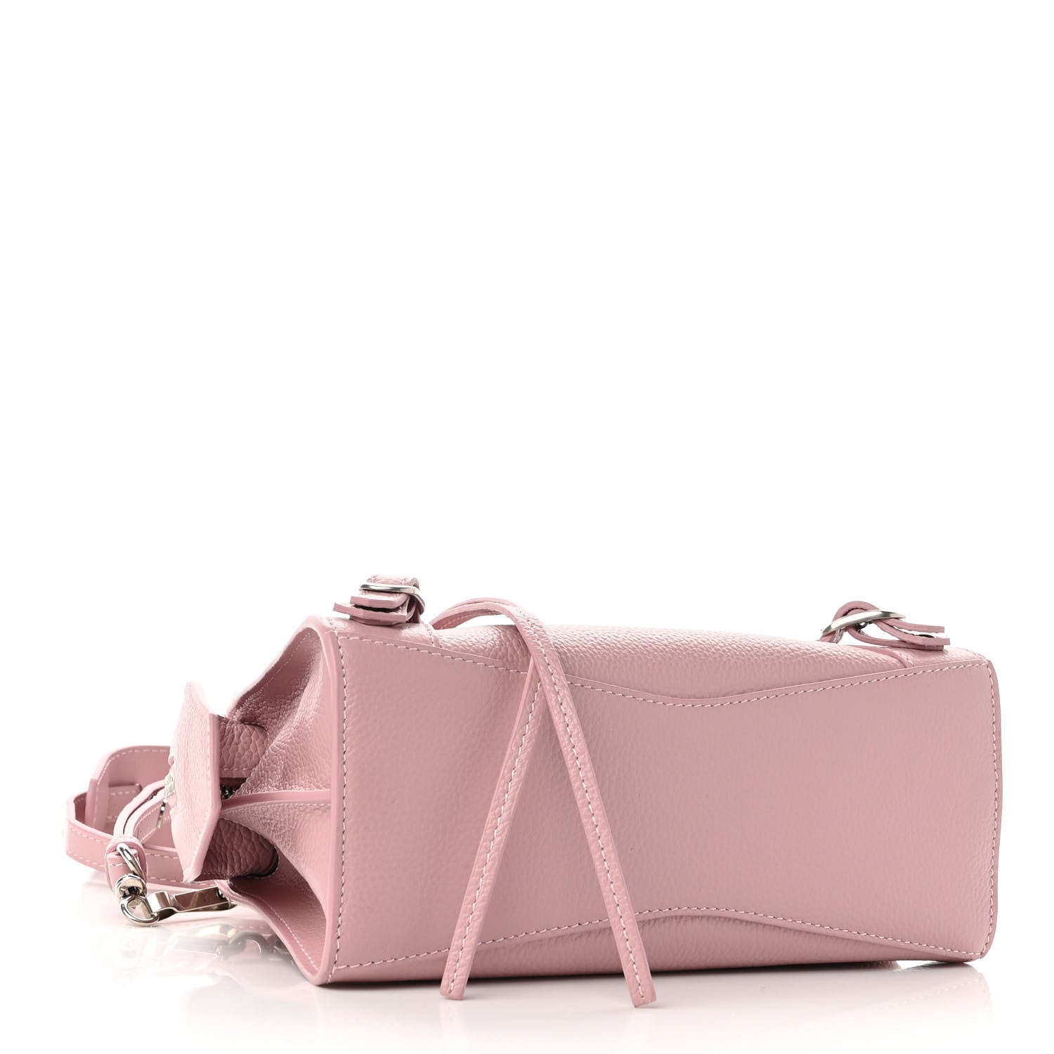 Balenciaga Grained Calfskin Neo Classic Silver Hardware Mini City Powder Pink 4 of 8