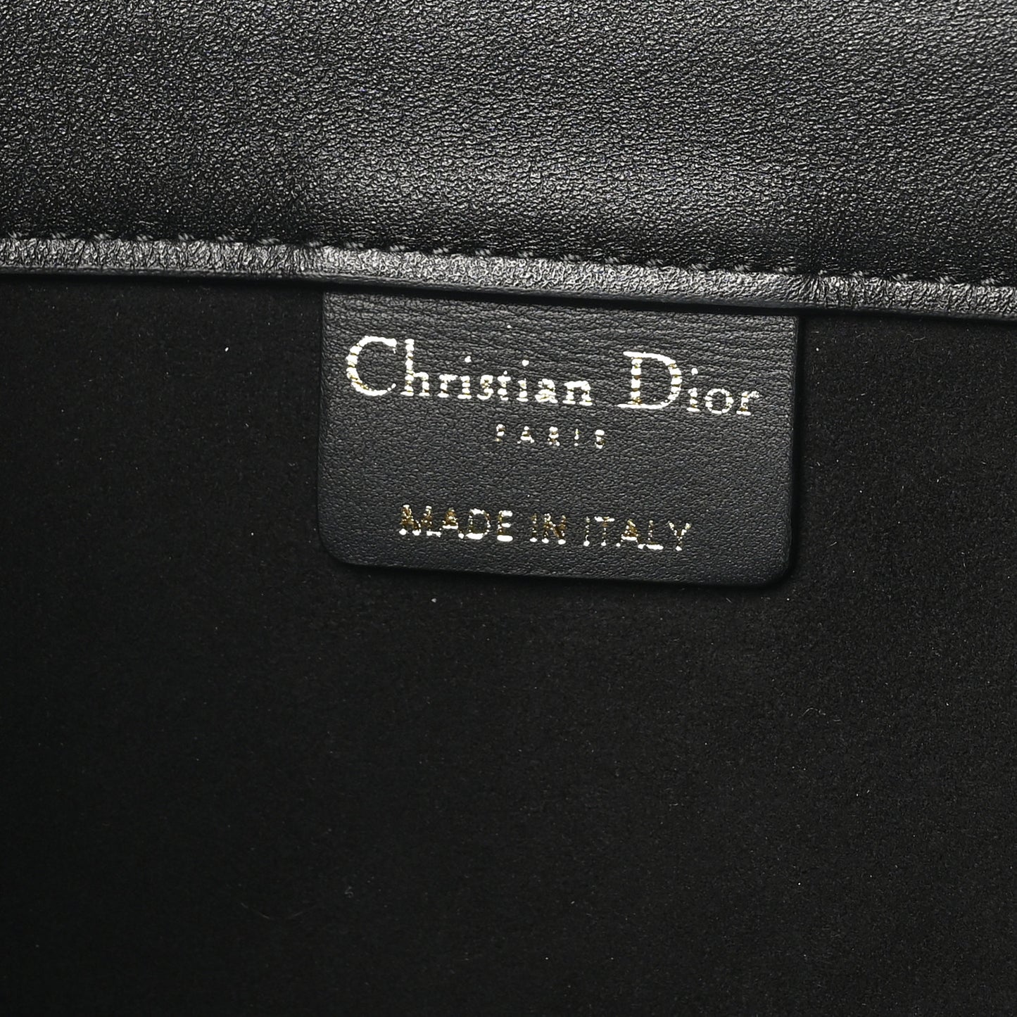 Calfskin Embossed Medium Book Tote Black