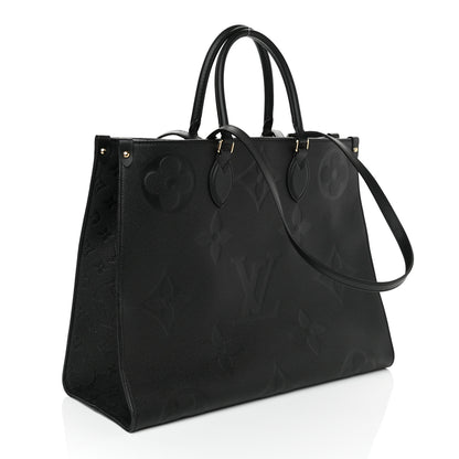 Louis Vuitton Empreinte Monogram Giant Onthego GM Black 3 of 9