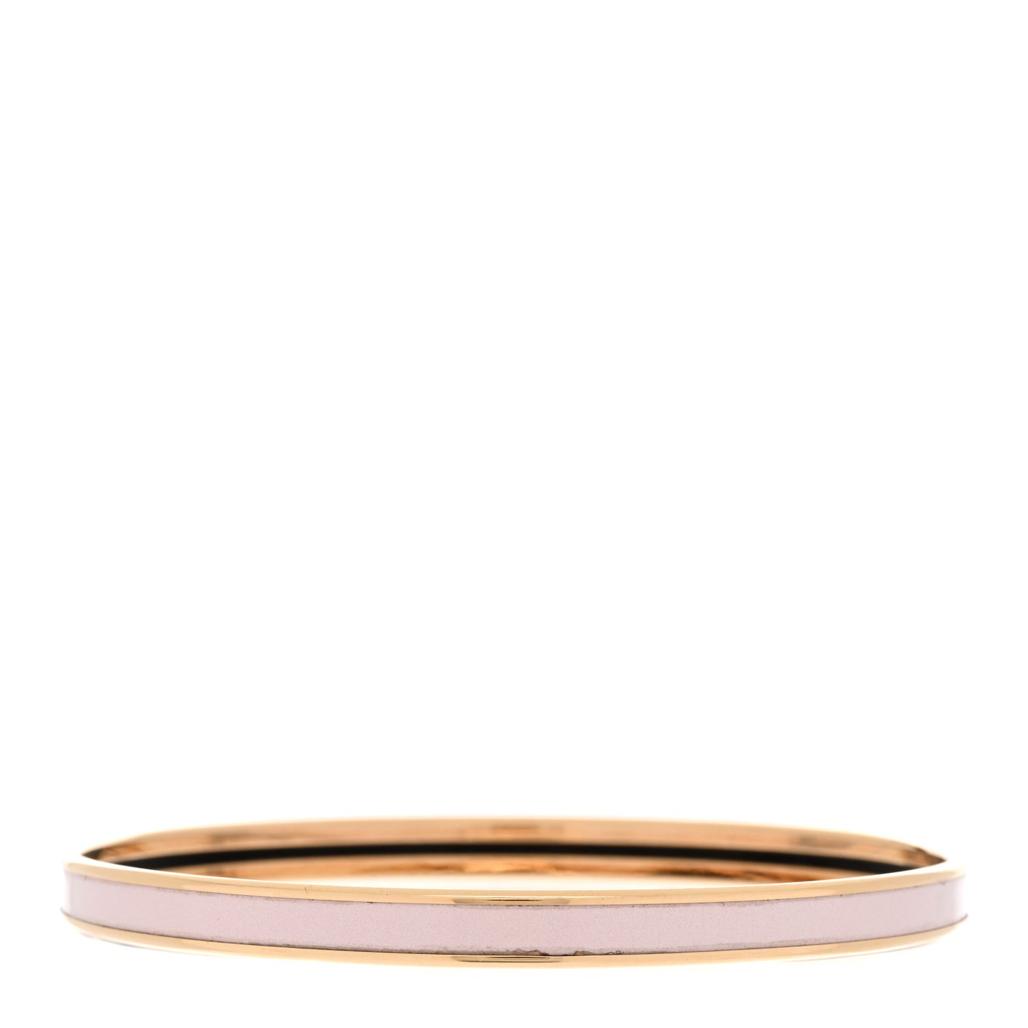 Enamel Uni Bangle Rose Candeur