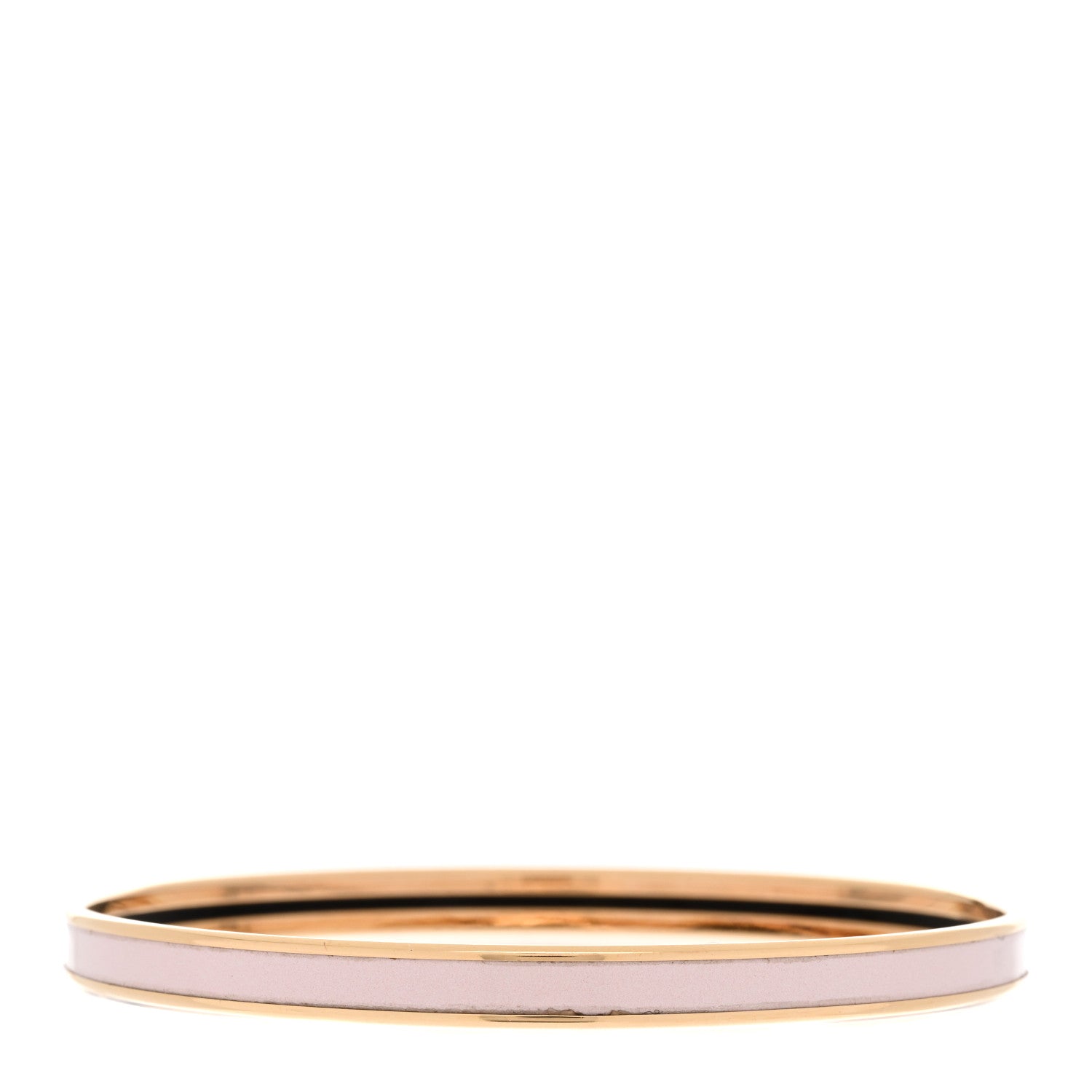 Hermes Enamel Uni Bangle Rose Candeur 3 of 5